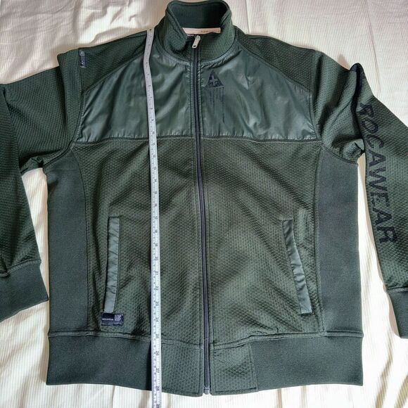 Rocawear Men's Army Green Polyester Jacket‎ with Full Zip and Pockets Size Large - Picture 6 of 9